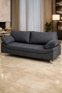 Sofa Bari Color Gris - Fondo Muebles y Diseno