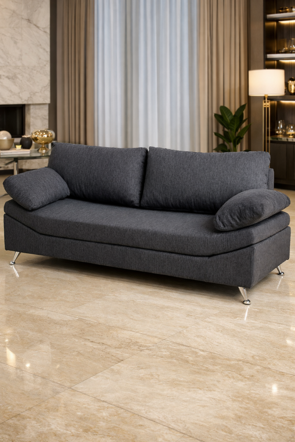 Sofa Bari Color Gris - Fondo Muebles y Diseno